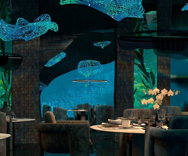 СТУДЕНТКА НИД, ЮДИНА АМИНА, РАЗРАБОТАЛА ПРОЕКТ ИНТЕРЬЕРОВ РЕСТОРАНА «МОРСКАЯ БЕЗДНА»