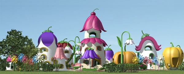 Детская площадка “Цветочный город”